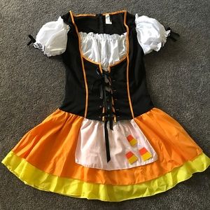 Candy corn Halloween costume size S