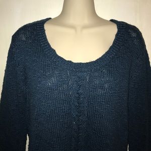 CAbi Peacock Blue Sweater
