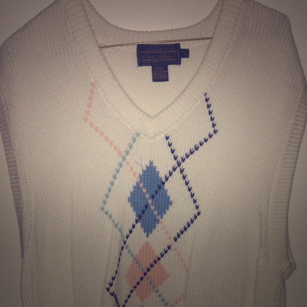 *Moved to Ebay* Argyle Sleeveless Sweater