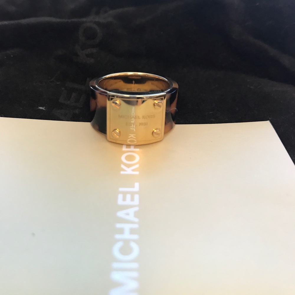NWOT Michael Kors Tortoise shell Ring