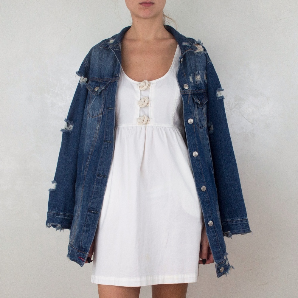 VINTAGE Tibi dress with nautical rope knot details
