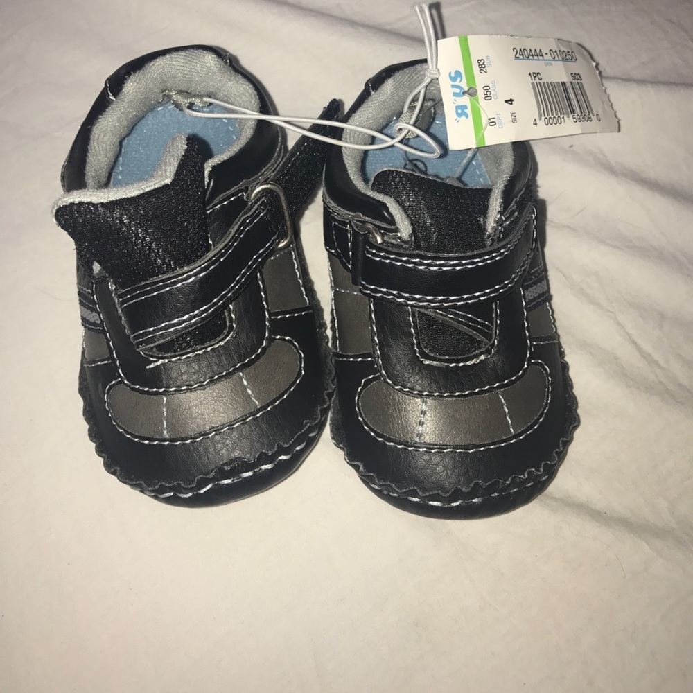 SALE! "My first" black and grey shoes