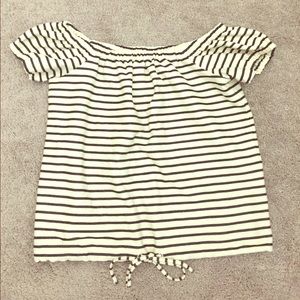 Off-the-shoulder Madewell top