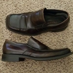 Men's Dark Brown Dress Shoes Structure