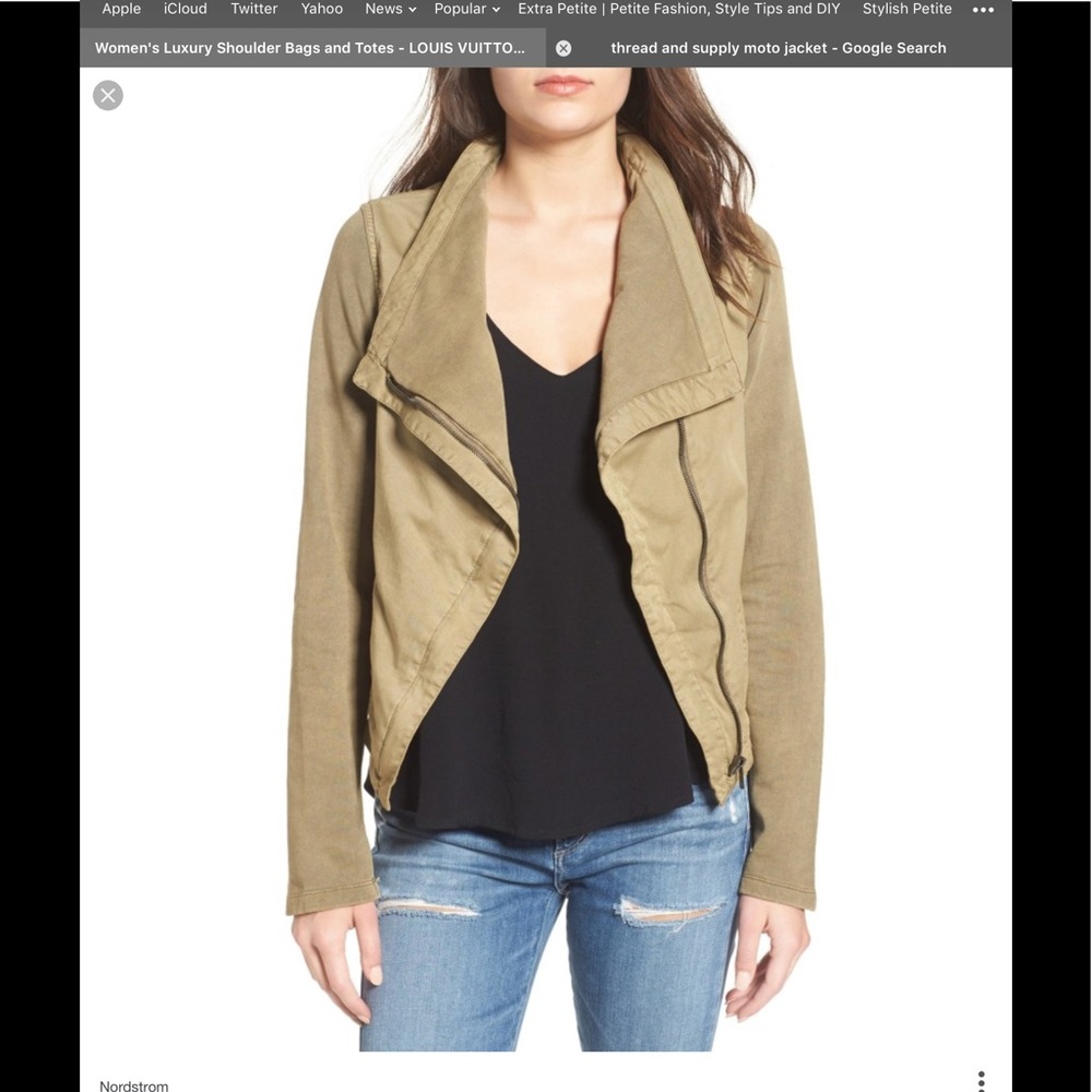 Thread and supply Moto jacket M/fits like a small