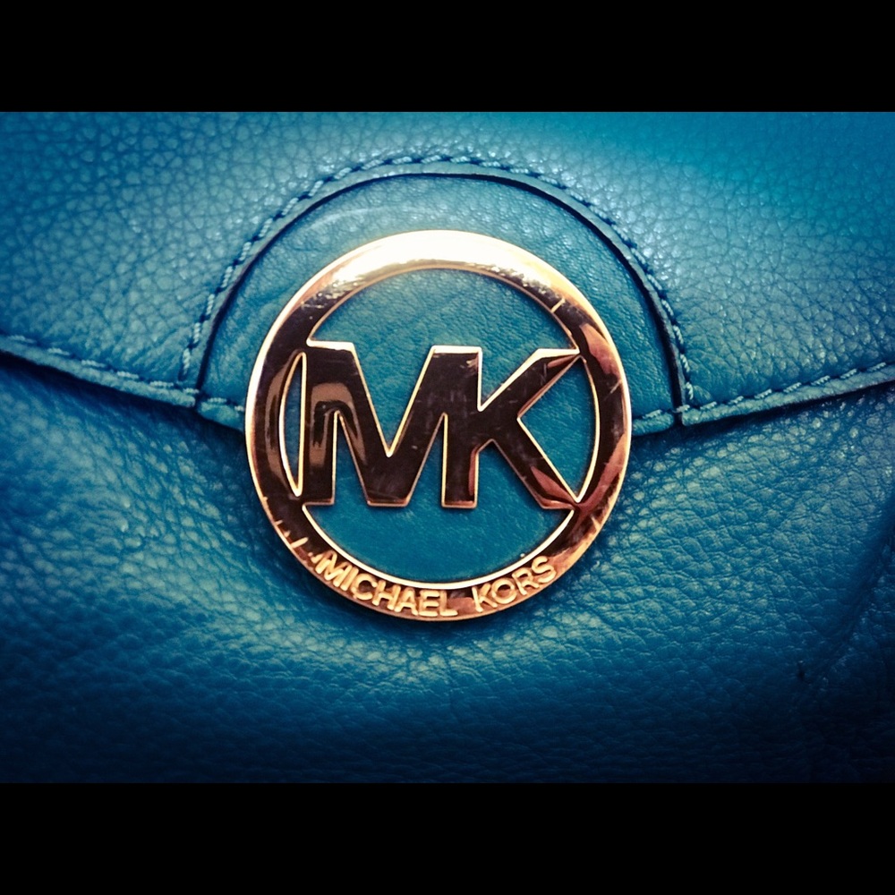 Deep Teal Michael Kors Handbag