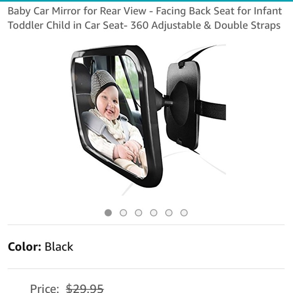 Car seat mirror x3
