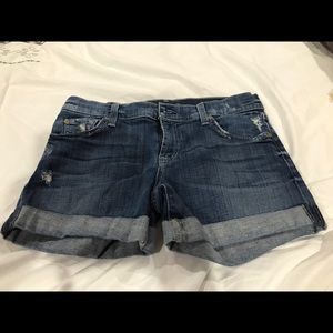 Like new 7 jean shorts