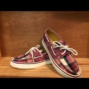 Sperry plaid size 5 women’s