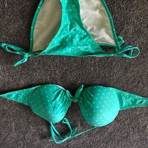 Size medium Polk a dot swimsuit