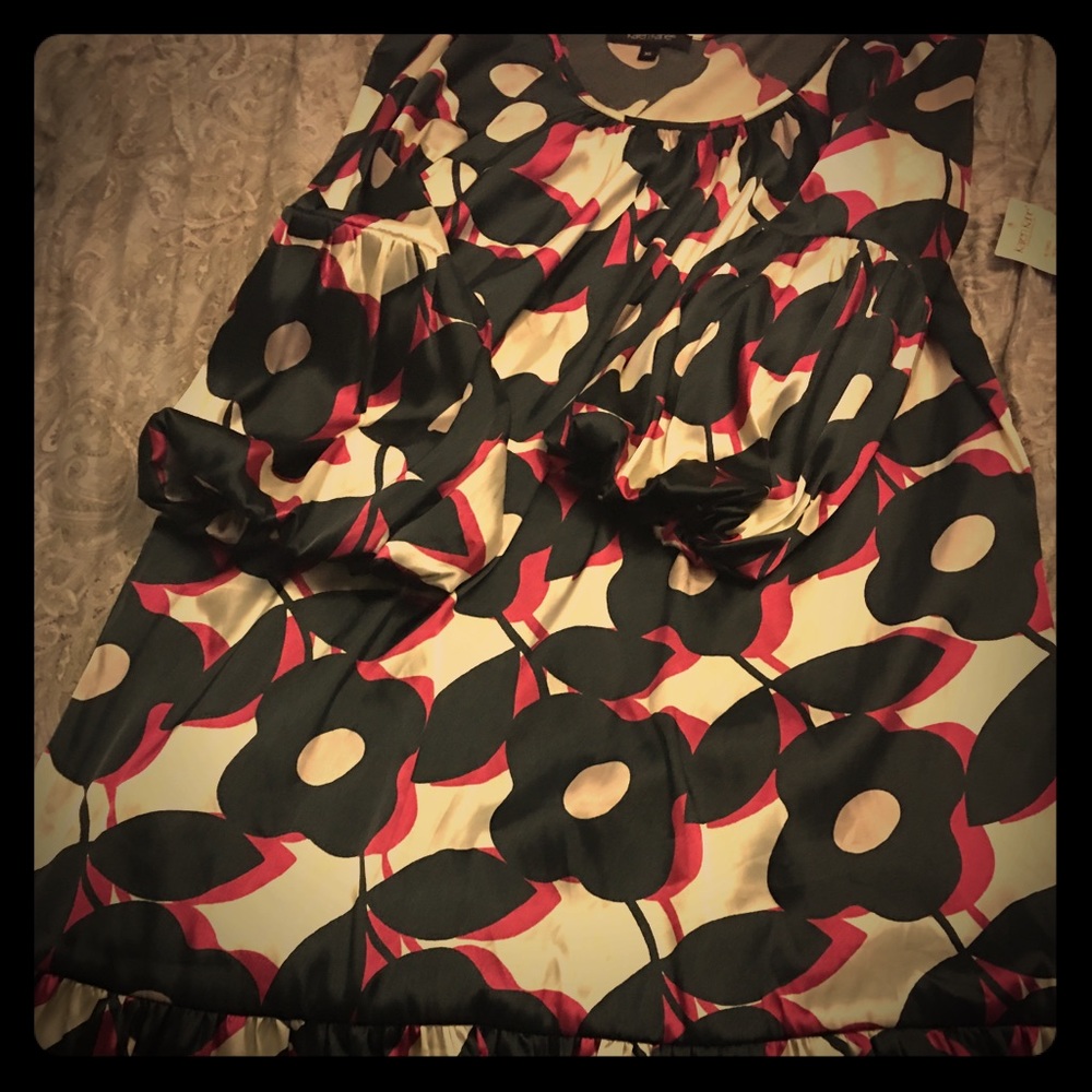 Karen Kane poet sleeve/balloon-sleeve dress