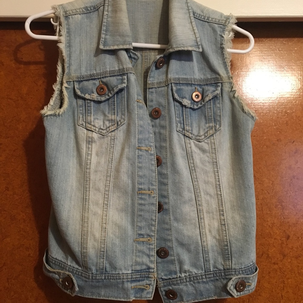 denim vest