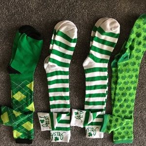 Saint pattys day high socks!