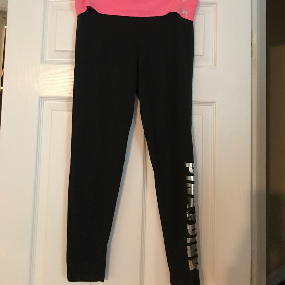 PINK logo leggings