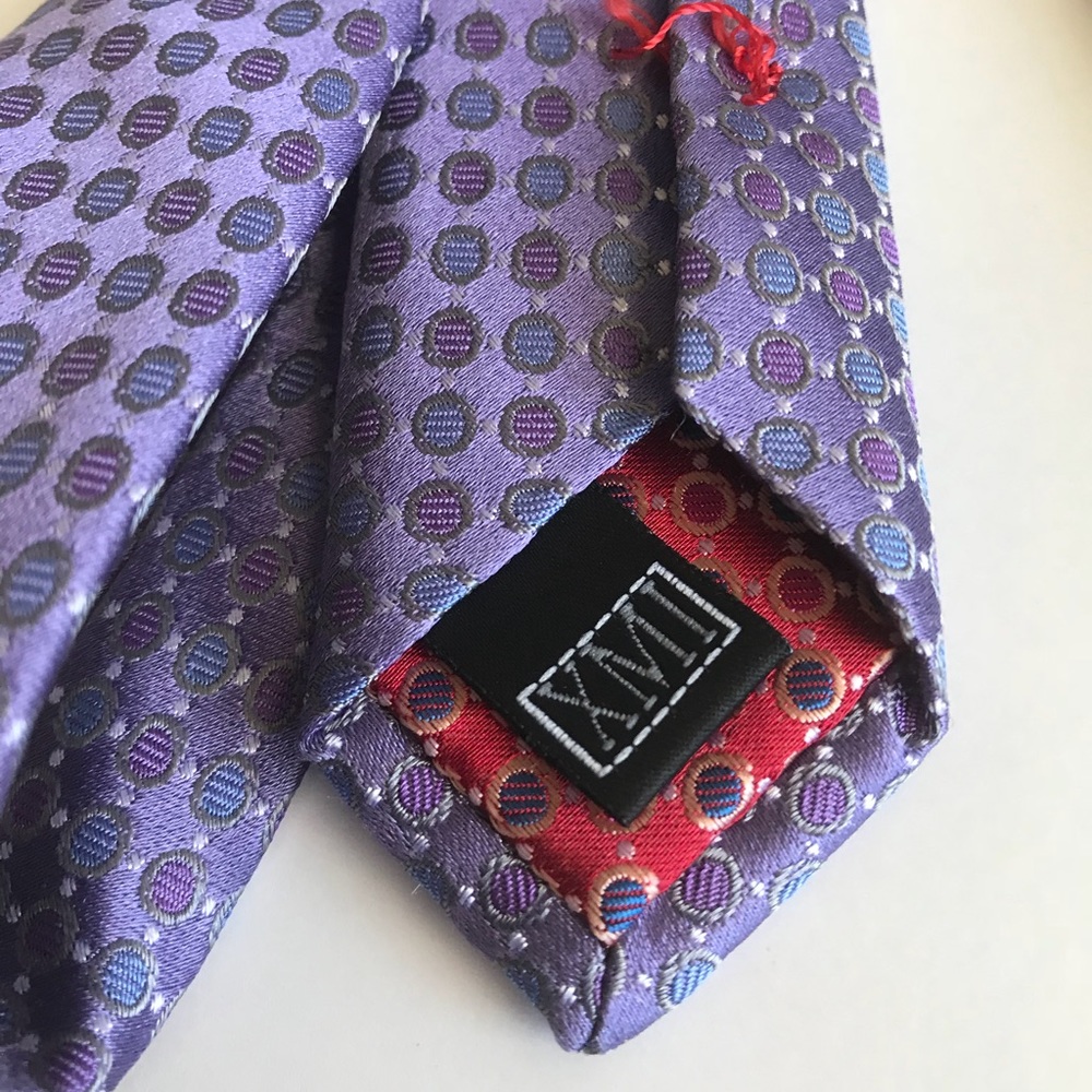 XMI Silk Purple Tie