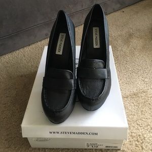 Platform Loafer Heels