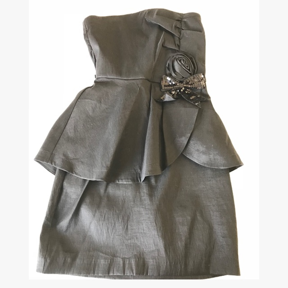 Elegant black cocktail dress