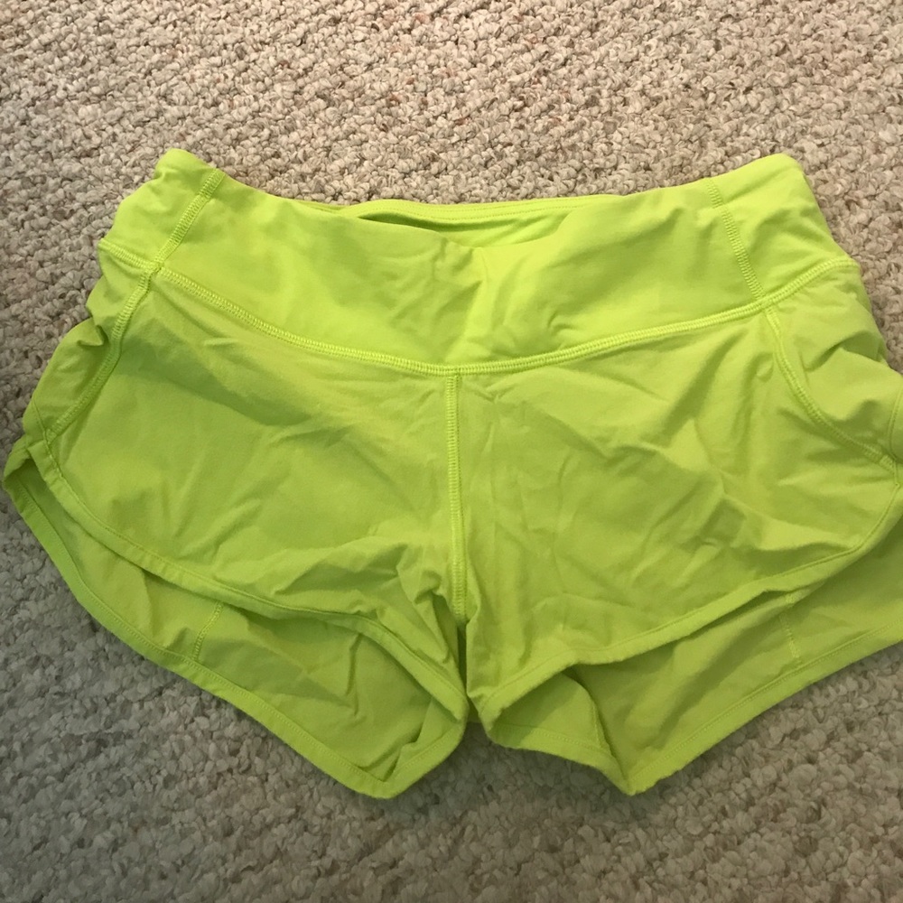 Speed shorts  lululemon size 4