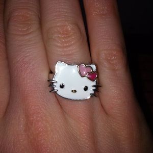 Sanrio 925 Kimora Lee Simmons Hello Kitty ring