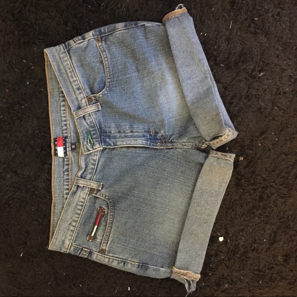 Tommy Hilfiger jean shorts size 11 - Picture 1 of 3