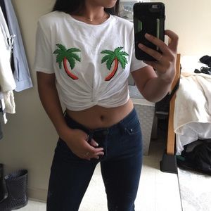 Zara Palm Tree Top