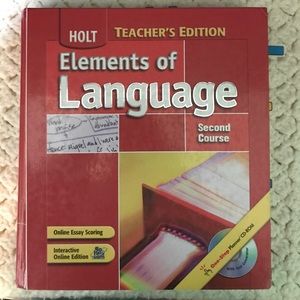 Elements of Language Textbook