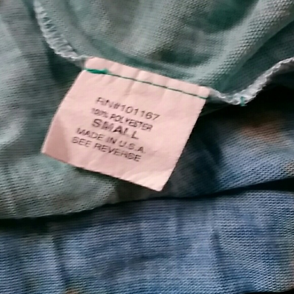 NEW! {Cha Cha Vente} Boho Tie-Dye Crinkle Tee - Picture 5 of 8