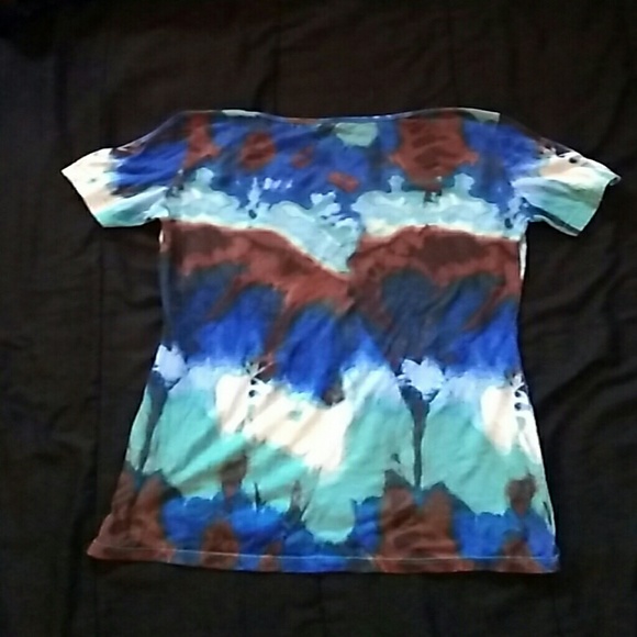 NEW! {Cha Cha Vente} Boho Tie-Dye Crinkle Tee - Picture 6 of 8