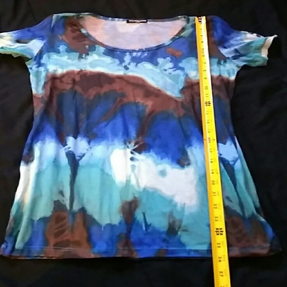 NEW! {Cha Cha Vente} Boho Tie-Dye Crinkle Tee - Picture 8 of 8