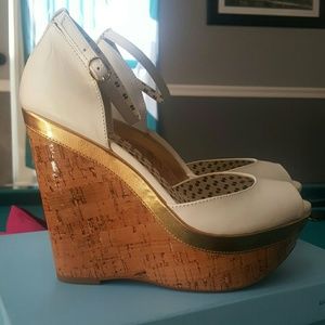 Jessica Simpson wedges high heels