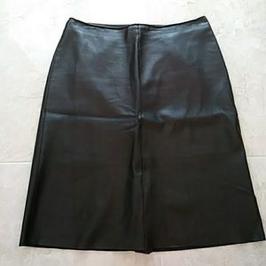 NWOT bebe Leather Skirt