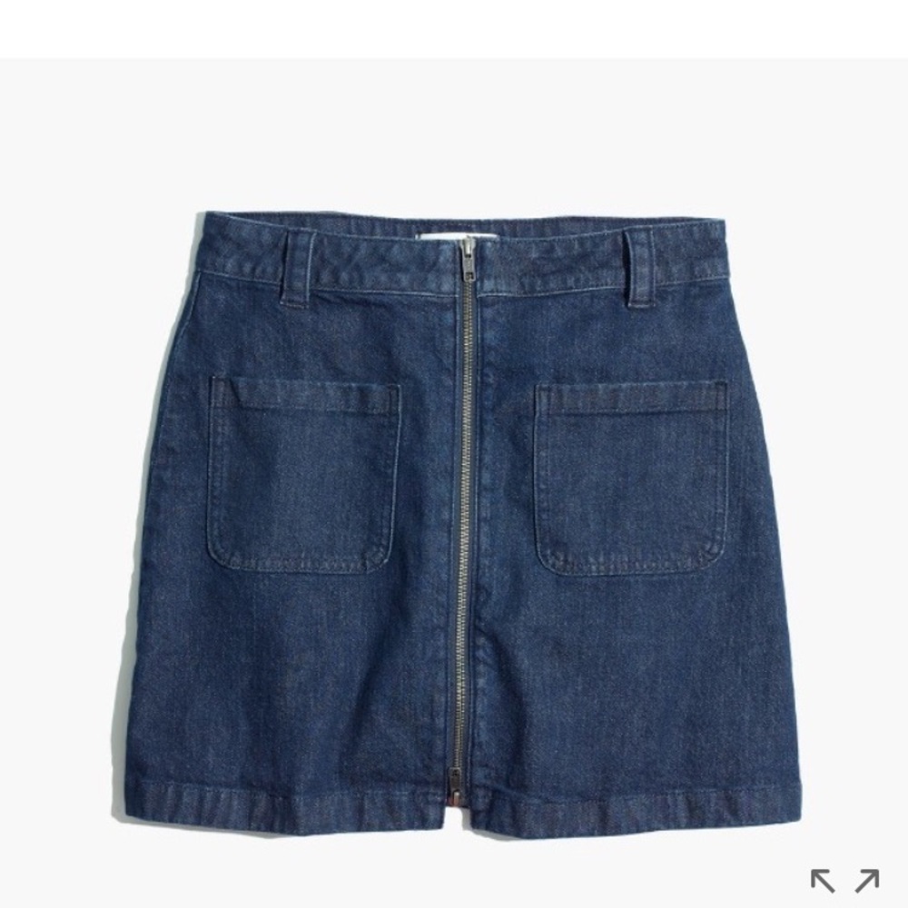 Madewell denim skirt