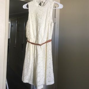 cream lace dress worn once