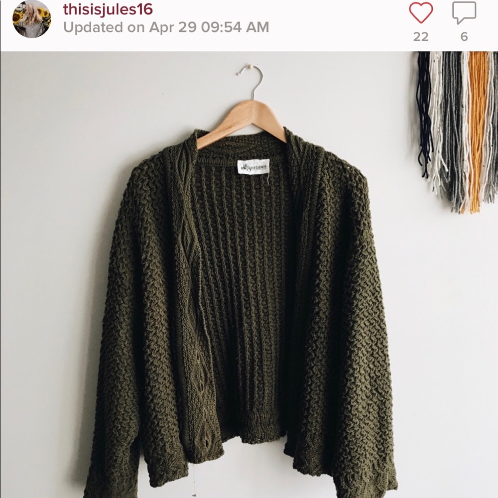 Vintage oversized cardigan