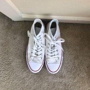 High top converse all star (chuck taylor) — white