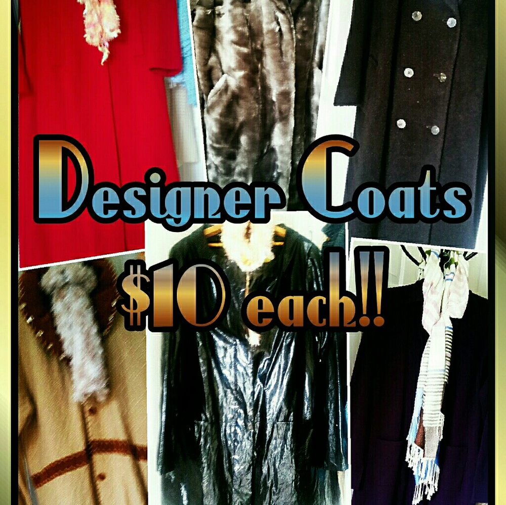 COATS and JACKETS average SIZE 14 or XL