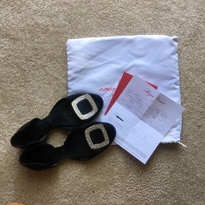Roger Vivier silk satin