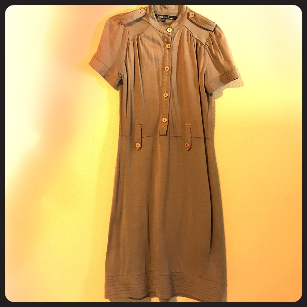 Cotton knee hight formal dress