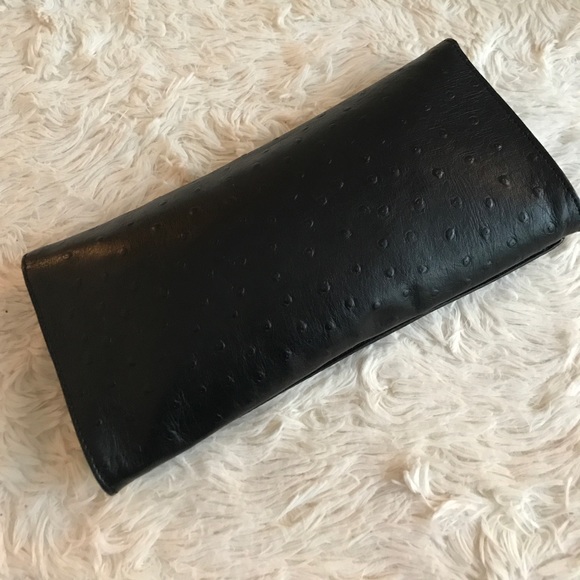 Kate Spade Black Leather Clutch - Picture 3 of 6