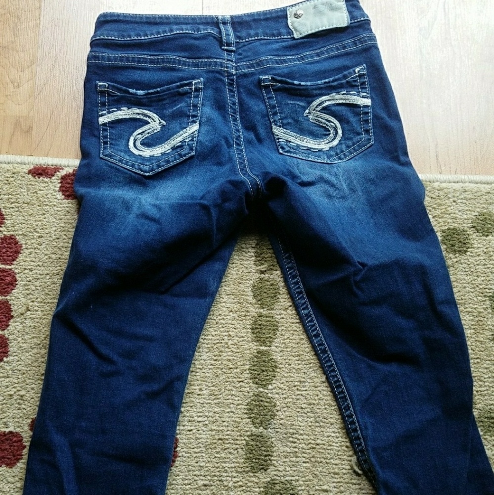 Silver capris