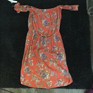 AEO women’s orange floral dress