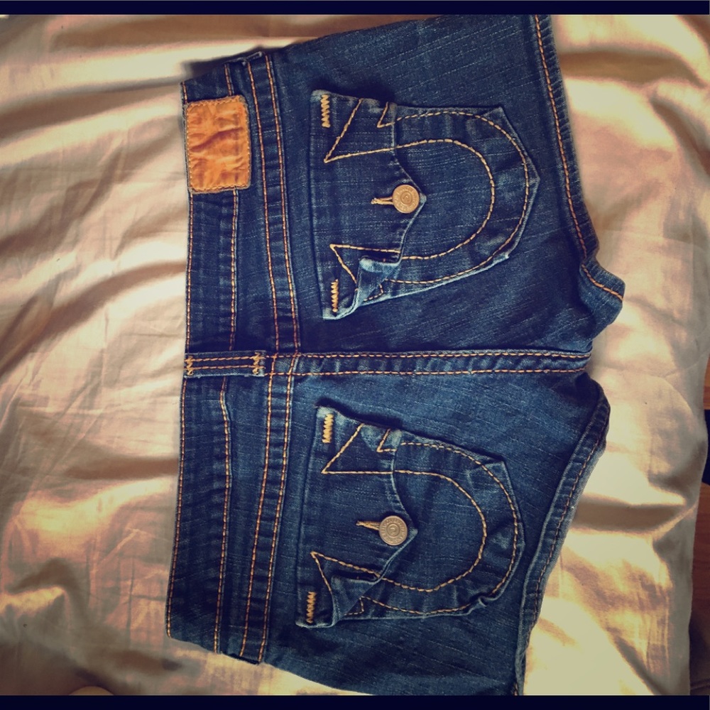 True Religion Jean Shorts