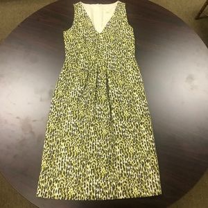 Multi Colored Leopard J Crew dress. Size 6