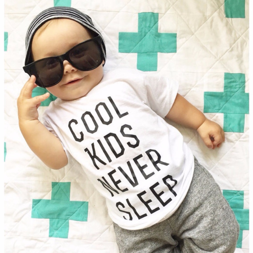 Cool Kids Never Sleep Infant Tee