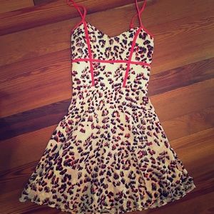 Animal print dress