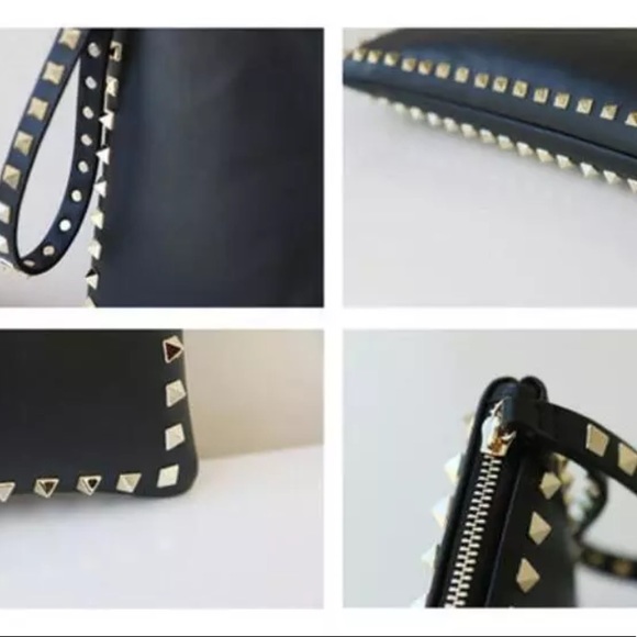 ๐ 2X HPโ๏ธ1 LEFT โผ๏ธ Black Clutch With Gold Accent - Picture 5 of 6