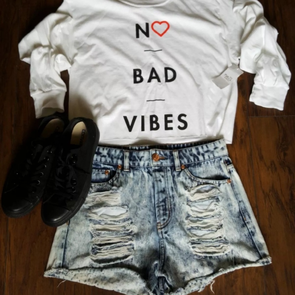 Refuge Hi-waisted Jean Shorts