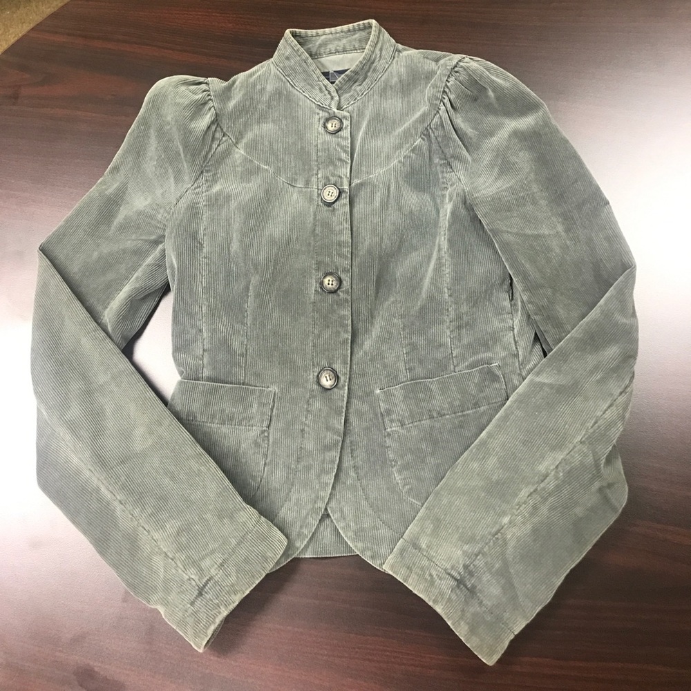 French Connection green corduroy blazer