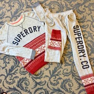 Superdry Brand Mountain Sweater Sweatsuit Set