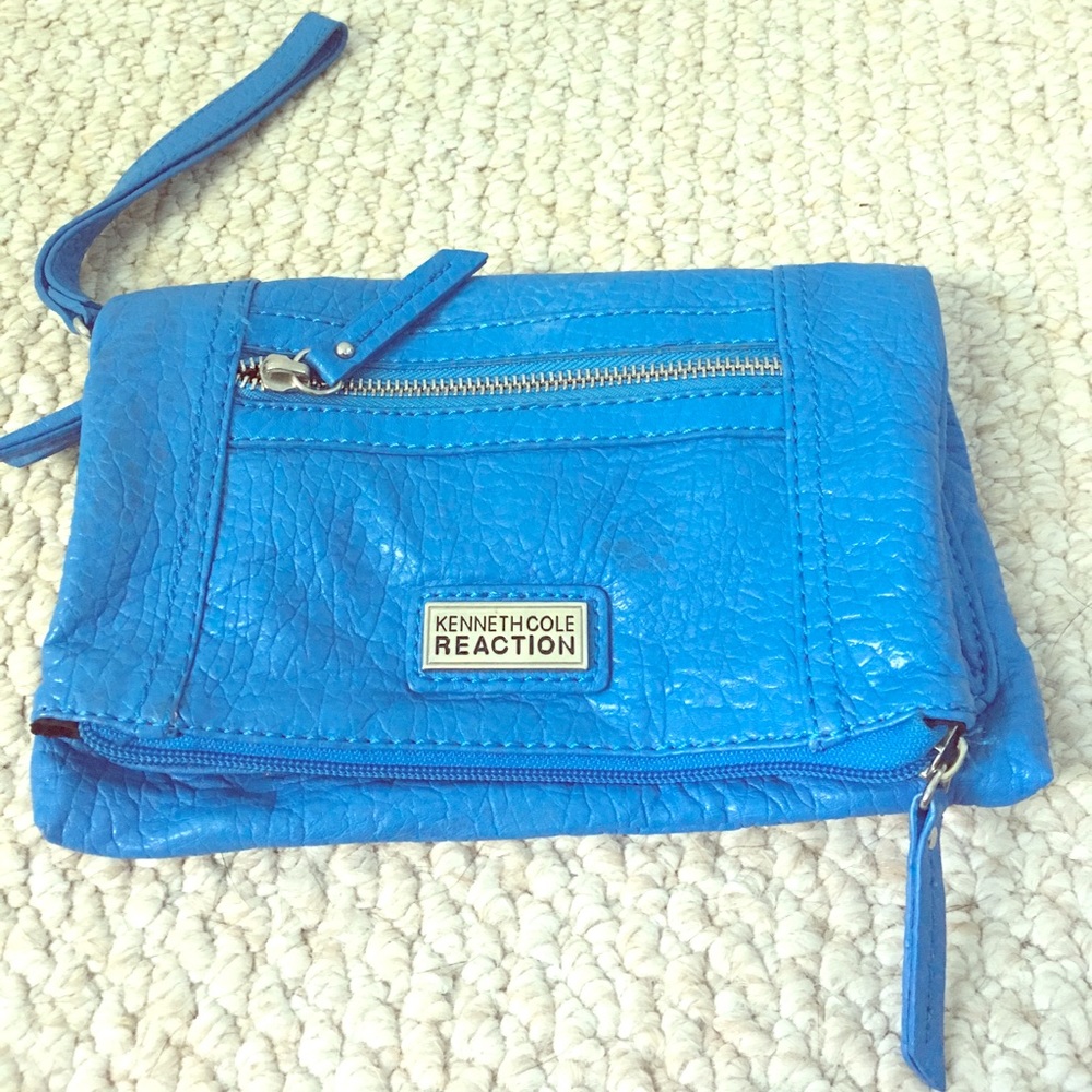 Electric blue wristlet